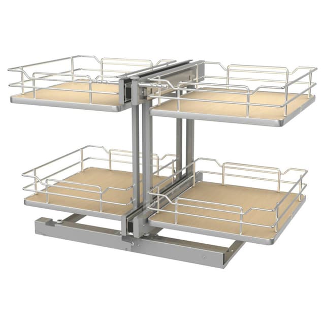 53PSPE Series Solid Bottom Blind Corner Optimizer for 15" Opening, Rev-A-Shelf