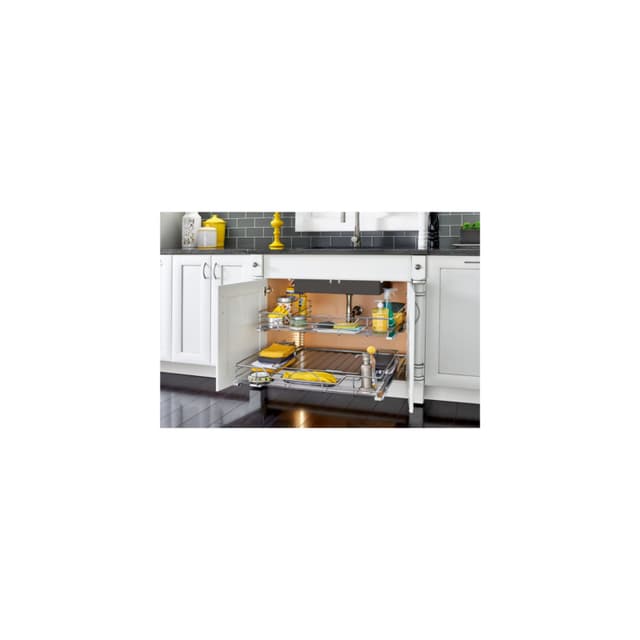 Under Sink Pullout Wire Bottom Shelf, Rev-A-Shelf