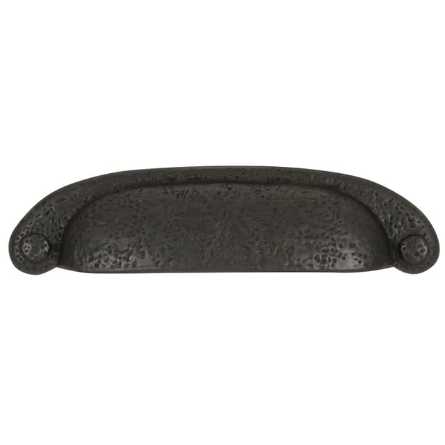 PRO LUXE Countryside Series 3" (76 mm) Center to Center Black Iron Cup Pull, SZ102BI