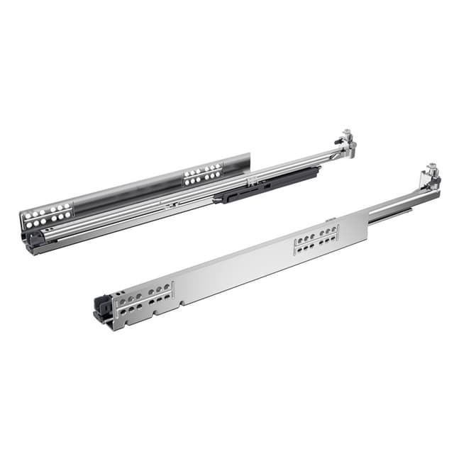 Hettich Quadro V6 5D Undermount Slides with Silent System, Optional Push to Open