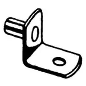 L-Shaped Shelf Supports, 3/16" Bore, (BULK) Pro Value Series