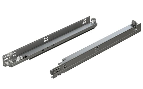 Blum 563H TANDEM 21" Soft-Close Blumotion Full Extension Undermount Drawer Slides, Roller Bearing Zinc - 563H5330B