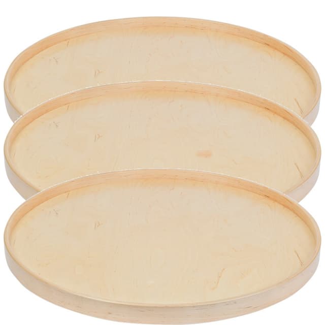 Century Components 19" D Birch/Maple Full Circle Lazy Susans Tray Only, 3 Shelves - SHO19FRPF