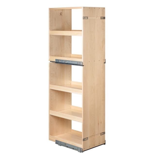Century Signature Maple 59"T 5-Shelf Pull Out Pantry with Soft-Close Slides, SIGTP140-60PF