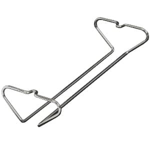 Knape and Vogt ST11 Series Frosted Nickel Stemware Rack 11-9/16"D x 4"W x 2"H, - ST11.50-FN