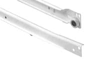 Grass America 6600 100-Pack 21-5/8" Side Mount 3/4 Extension 75 lb Epoxy Coated Euro Slide, Right Hand, White, 01166-09