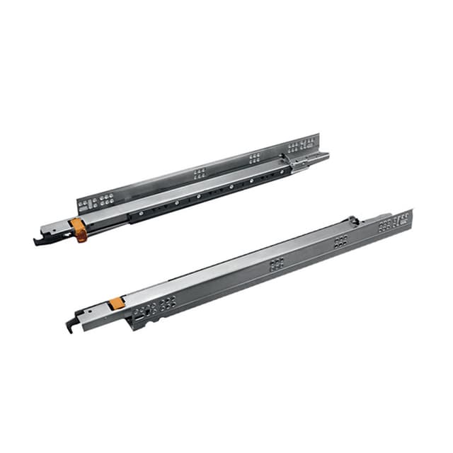 Salice Progressa+ 21" Push-to-Open Full Extension Undermount Drawer Slides, Zinc - G7U9P533CXF6