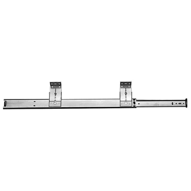 Knape and Vogt 14" 3/4 Extension Hold-In/Hold-Out Ball Bearing Keyboard Slides 8157 Series, Unhanded Side Mount Zinc Poly-Pack - 8157P 14
