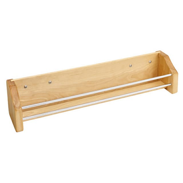 4ASR 3-Tier Wall Cabinet Adjustable Door-Mount Spice Rack, Rev-A-Shelf