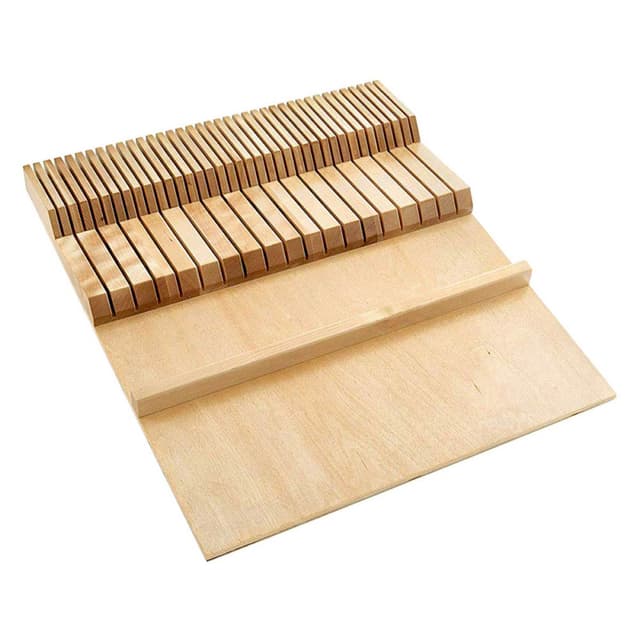 4WDKB Series Wood Knife Block Drawer Insert, Rev-A-Shelf