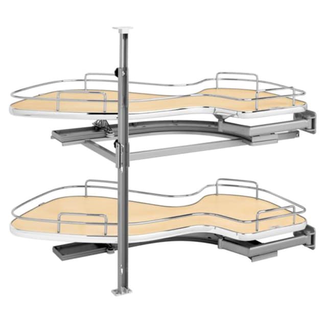 5372 Series The Cloud Organizer for Blind Corner with 15" Opening, Maple, Rev-A-Shelf