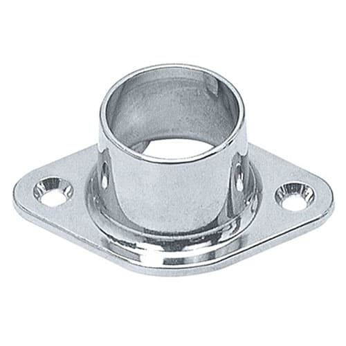 1-1/16" Closed Style Round Flange, Chrome, US Futaba