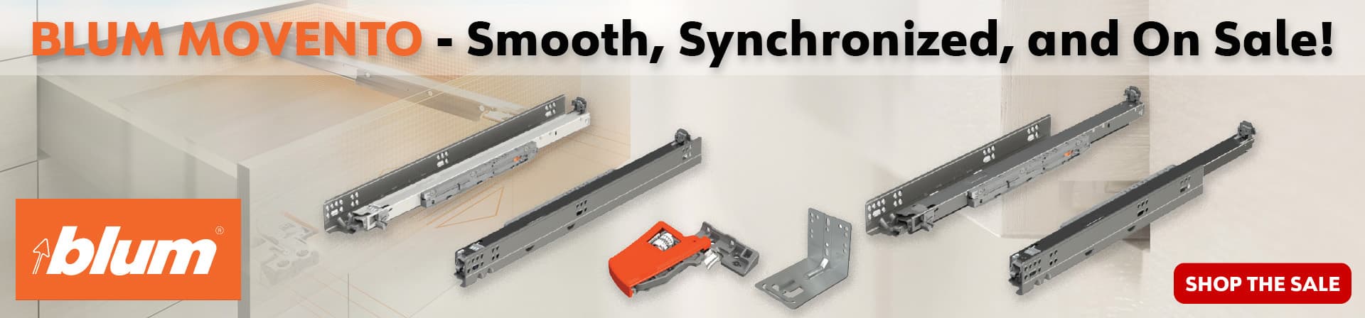 BLUM MOVENTO Smooth, Synchronized, and On Sale!