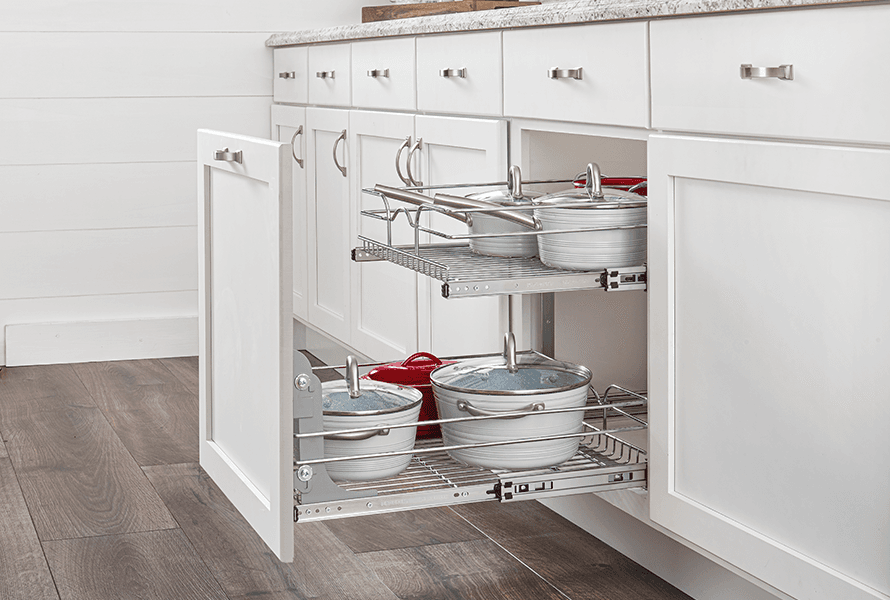 The background image of Rev-A-Shelf: Innovation Through Organization